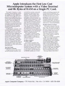 Apple I ad
